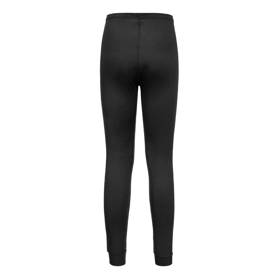 Portwest B135 Women's Baselayer Leggings in Black, back view