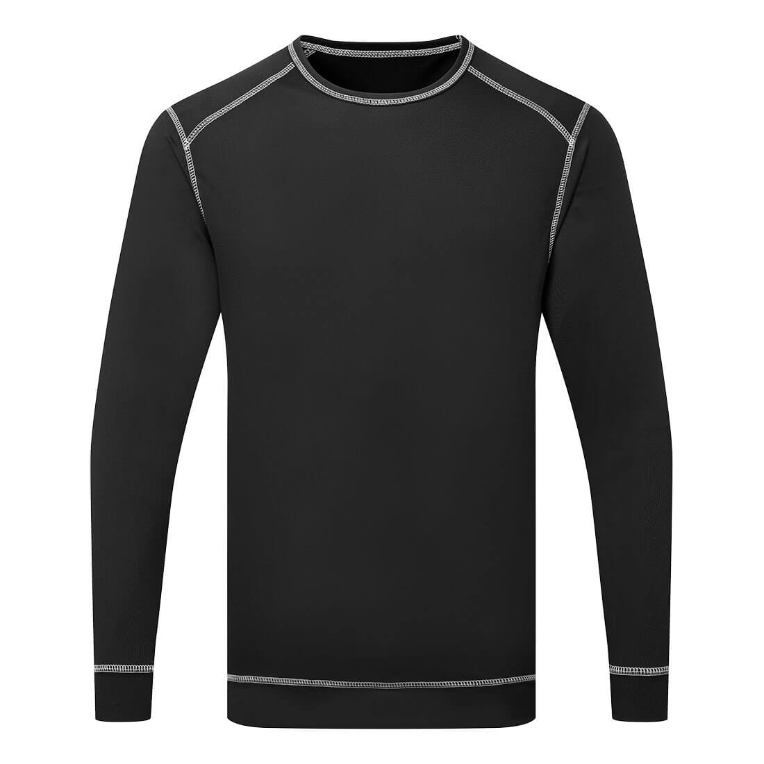 Portwest Base Pro Antibacterial Top in Black, main product image