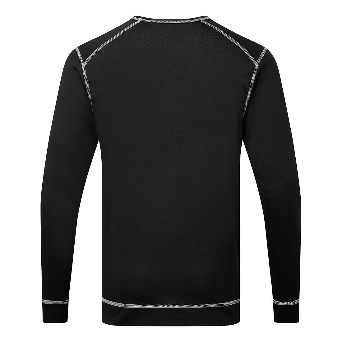 Portwest B153 Base Pro Antibacterial Top in Black, back view