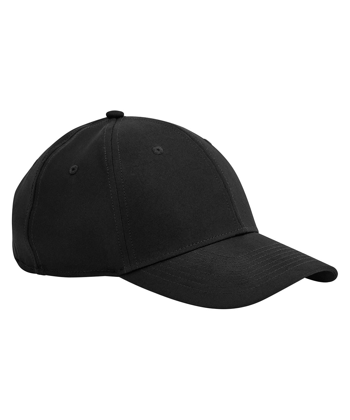 Beechfield Multi-sports performance cap in Black, front view