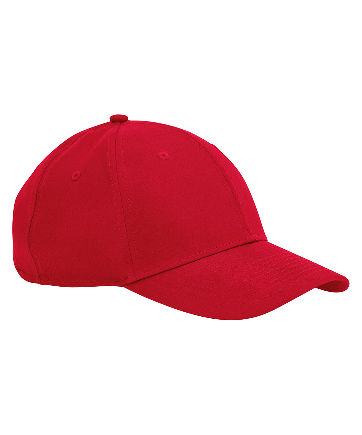 Beechfield Multi-sports performance cap in Pure Red, front view