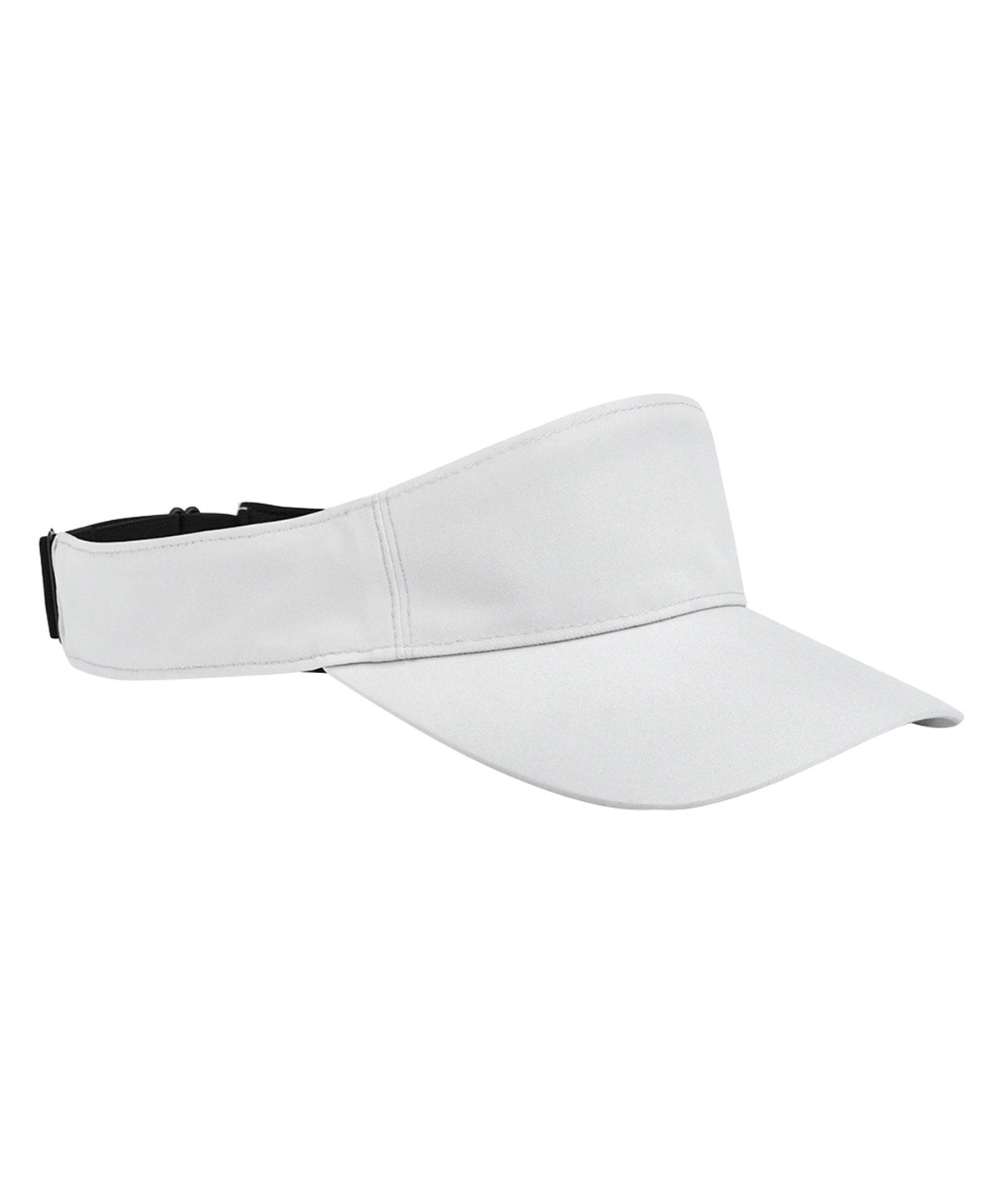Beechfield Multi-sports performance visor in White, front view