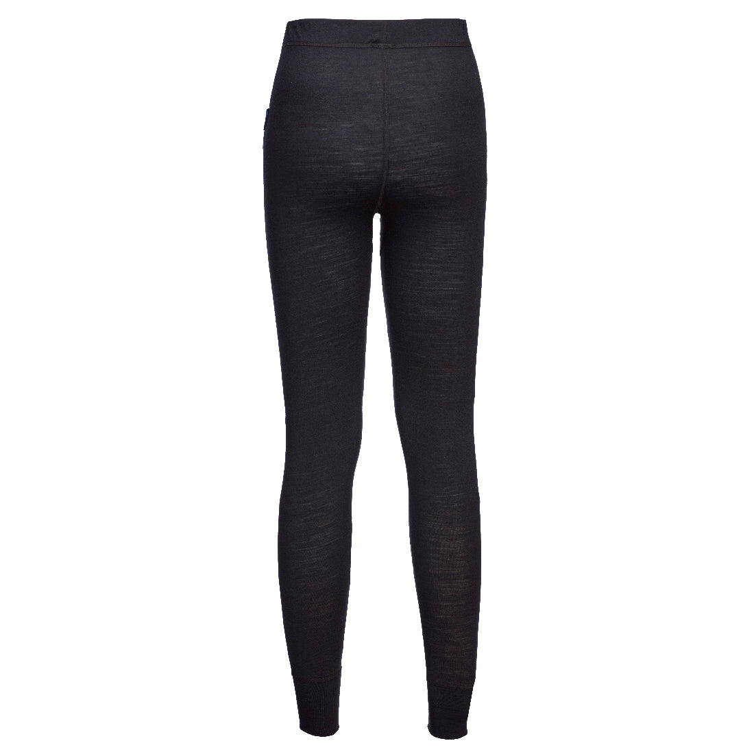 Portwest B181 Merino Wool Baselayer Legging in Black, back view