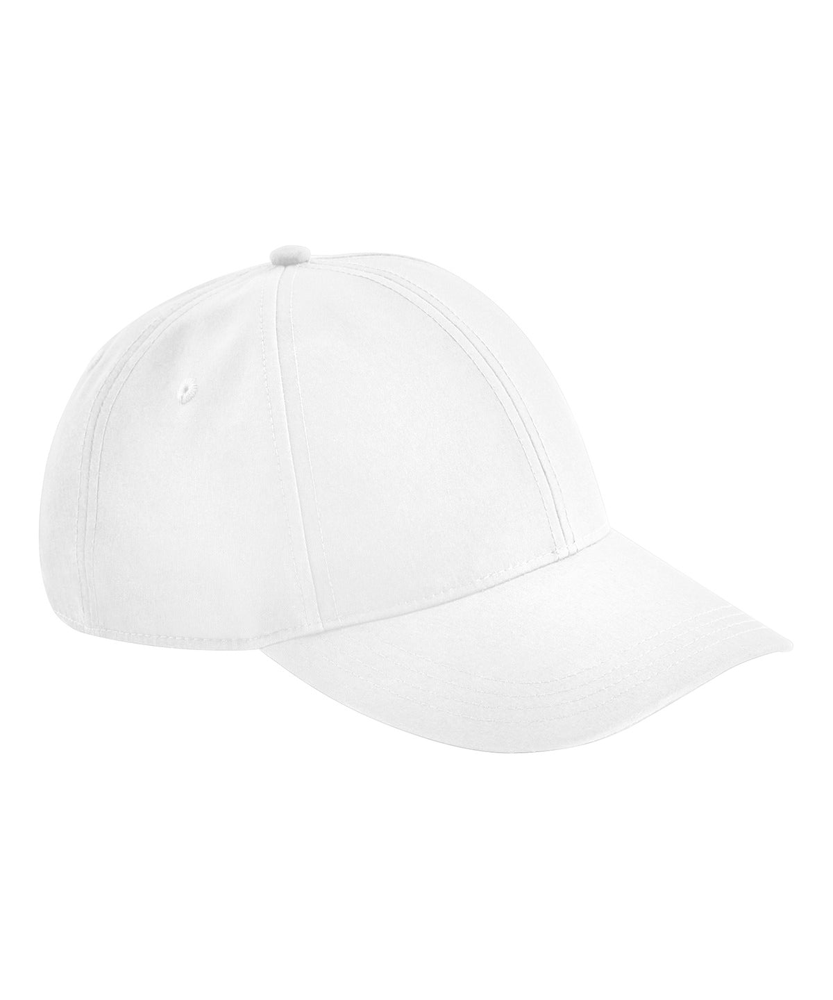 Beechfield Water-resistant lifestyle cap in White, front view