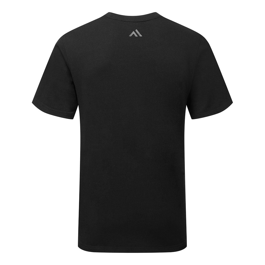 Portwest B198 Cotton T-Shirt S/S in Black, back view