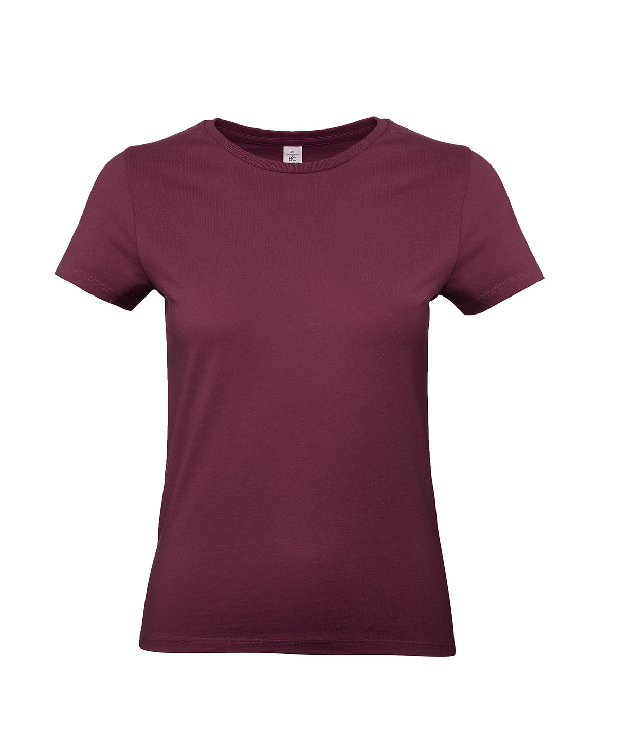 B&C Collection B&C #E190 /women in Burgundy, front view