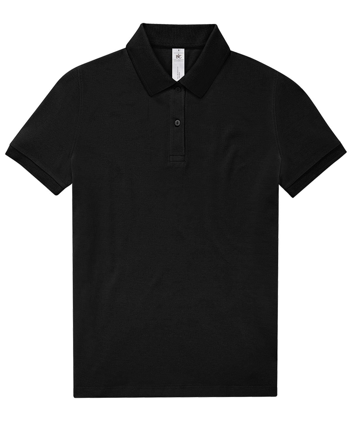 B&C Collection B&C My Polo 180 /Women in Black, front view