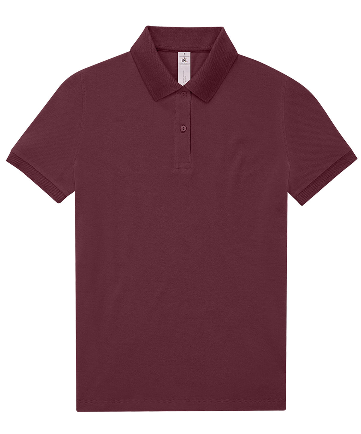 B&C Collection B&C My Polo 180 /Women in Burgundy, front view