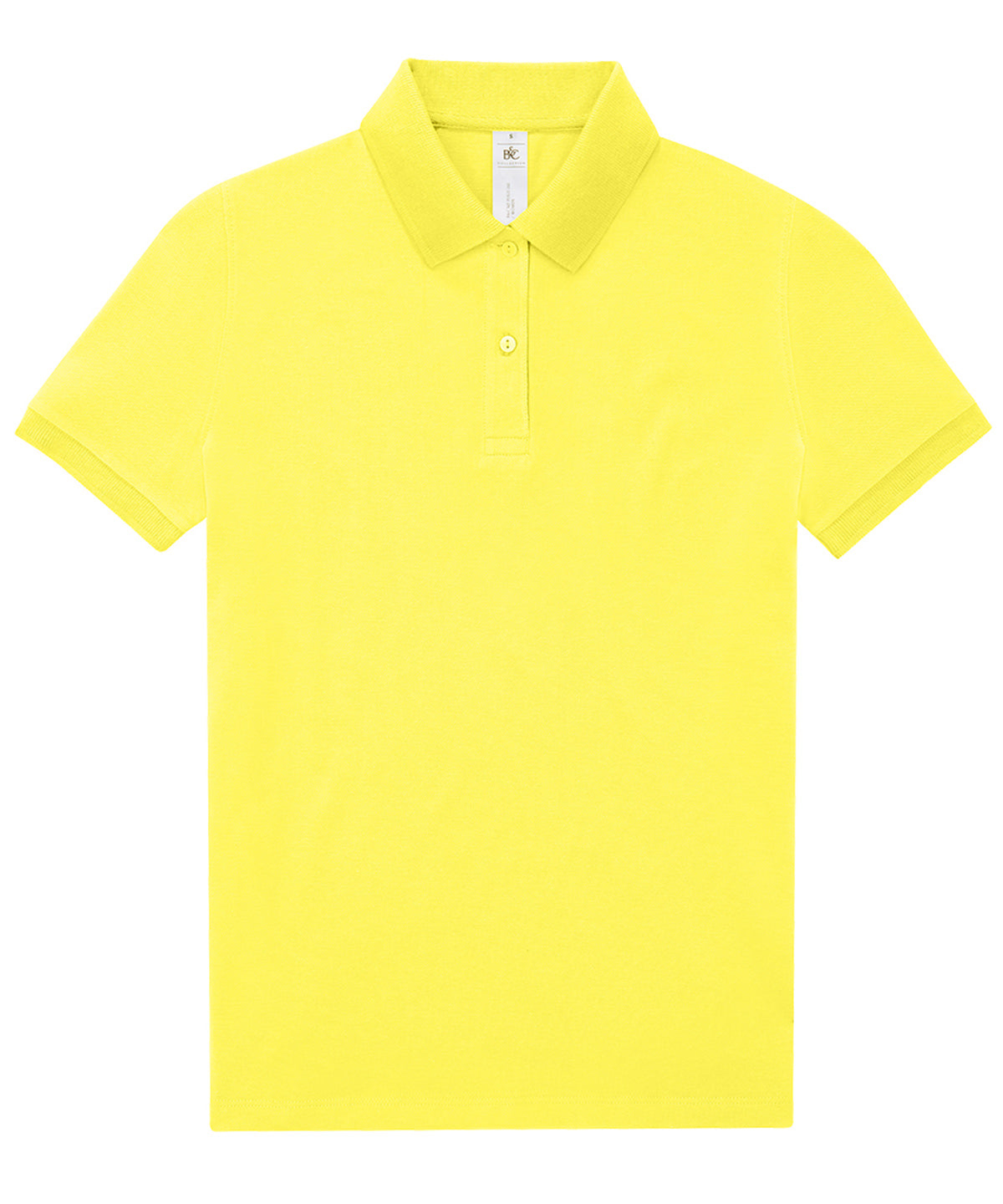 B&C Collection B&C My Polo 180 /Women in Solar Yellow, front view