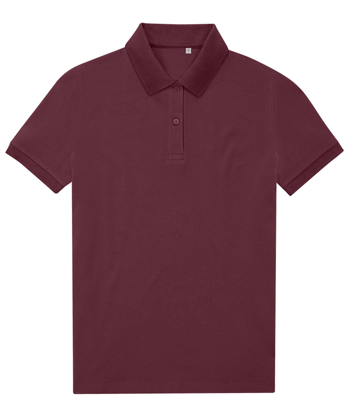 B&C Collection B&C My Eco Polo 65/35 /Women in Burgundy, front view