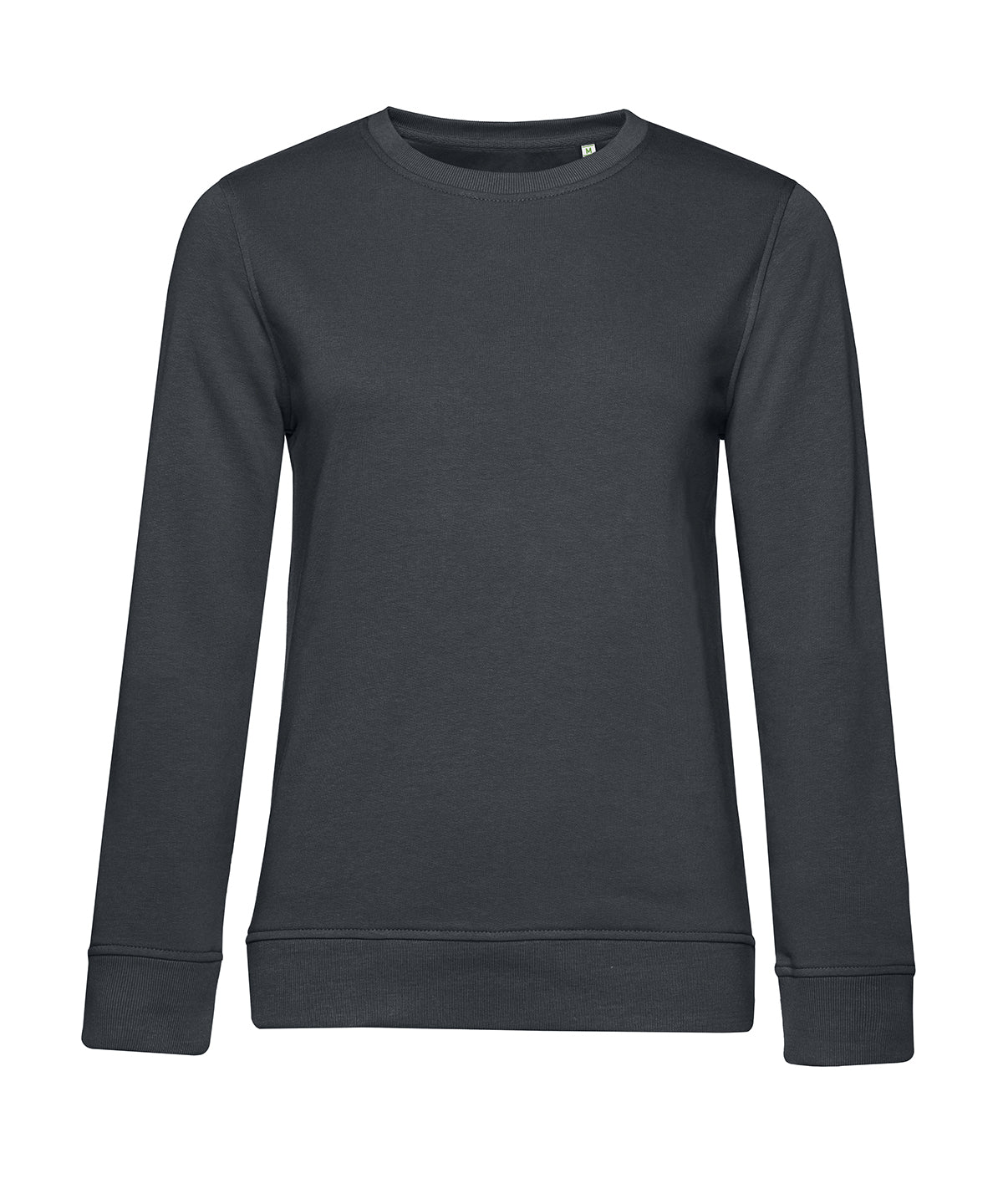 B&C Collection B&C Inspire crew neck /women in Asphalt, front view