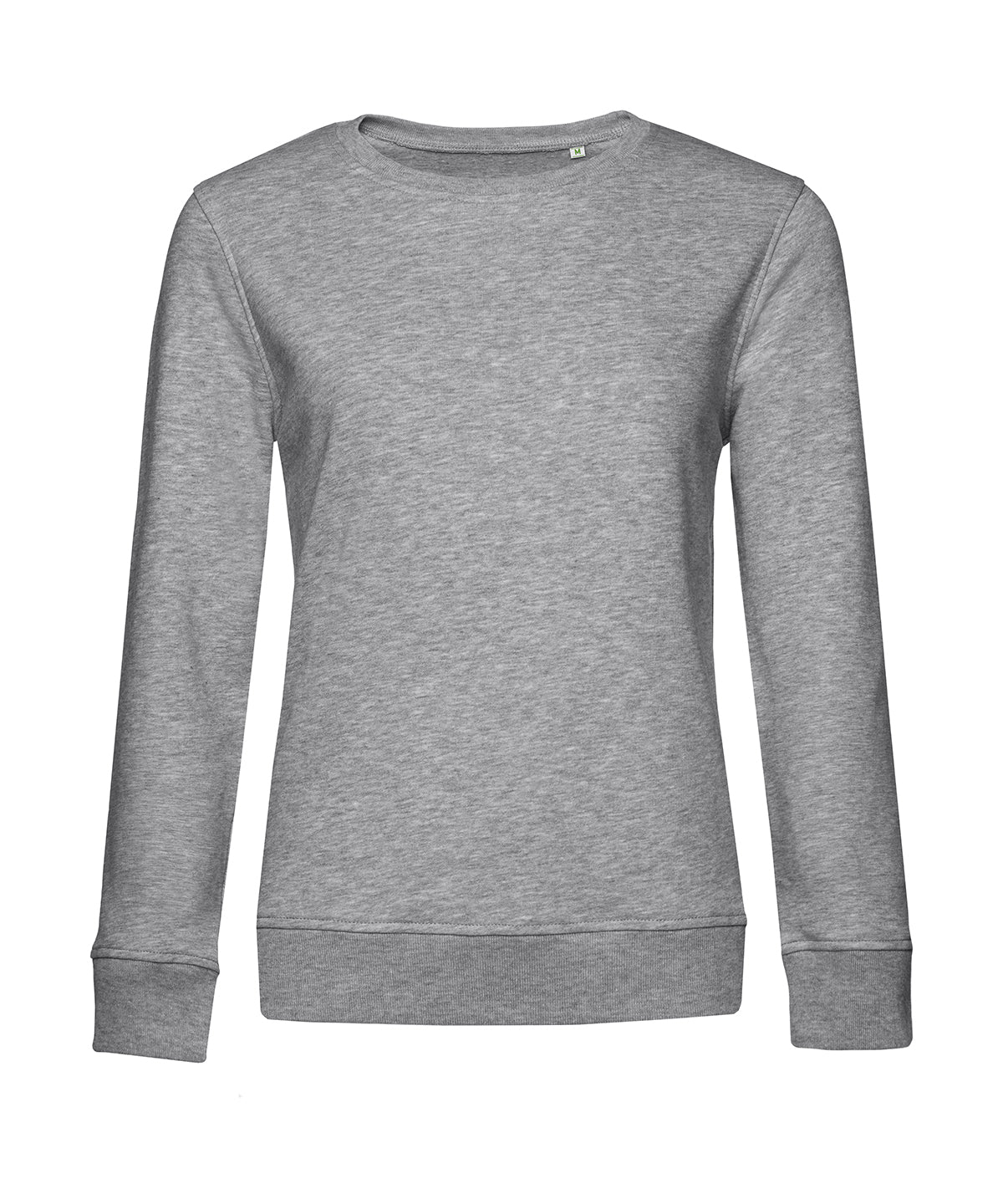 B&C Collection B&C Inspire crew neck /women in Heather Grey, front view