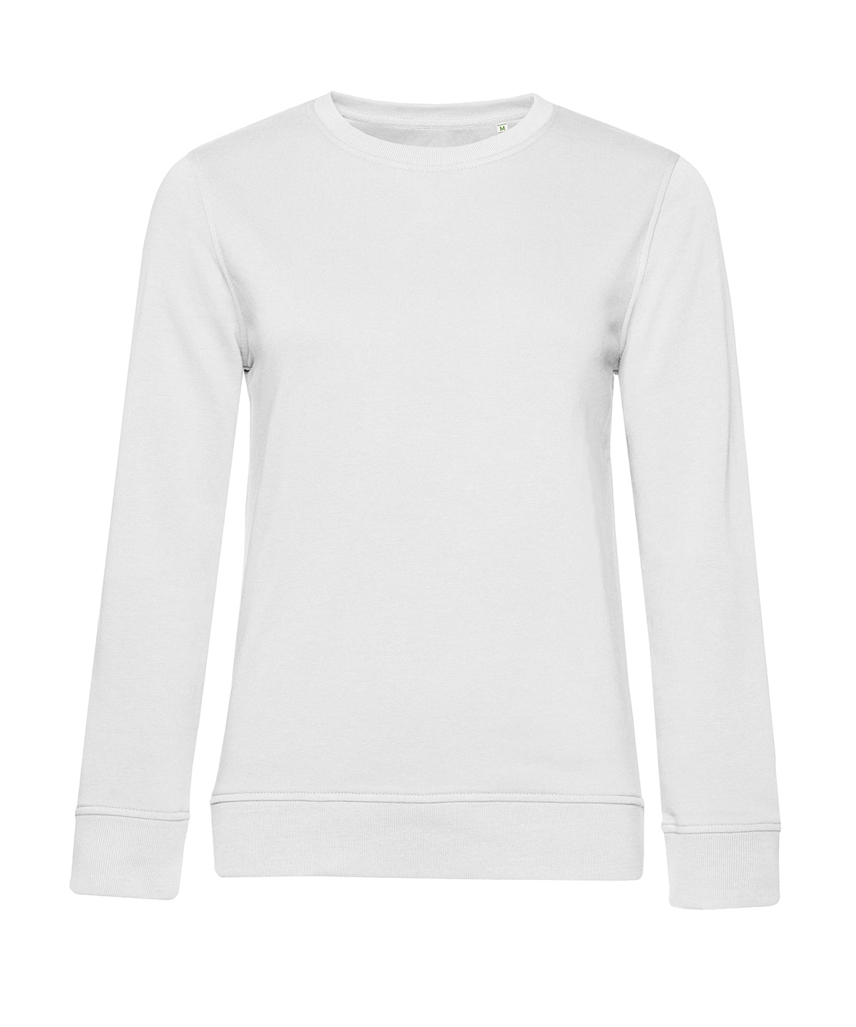 B&C Collection B&C Inspire crew neck /women in White, front view