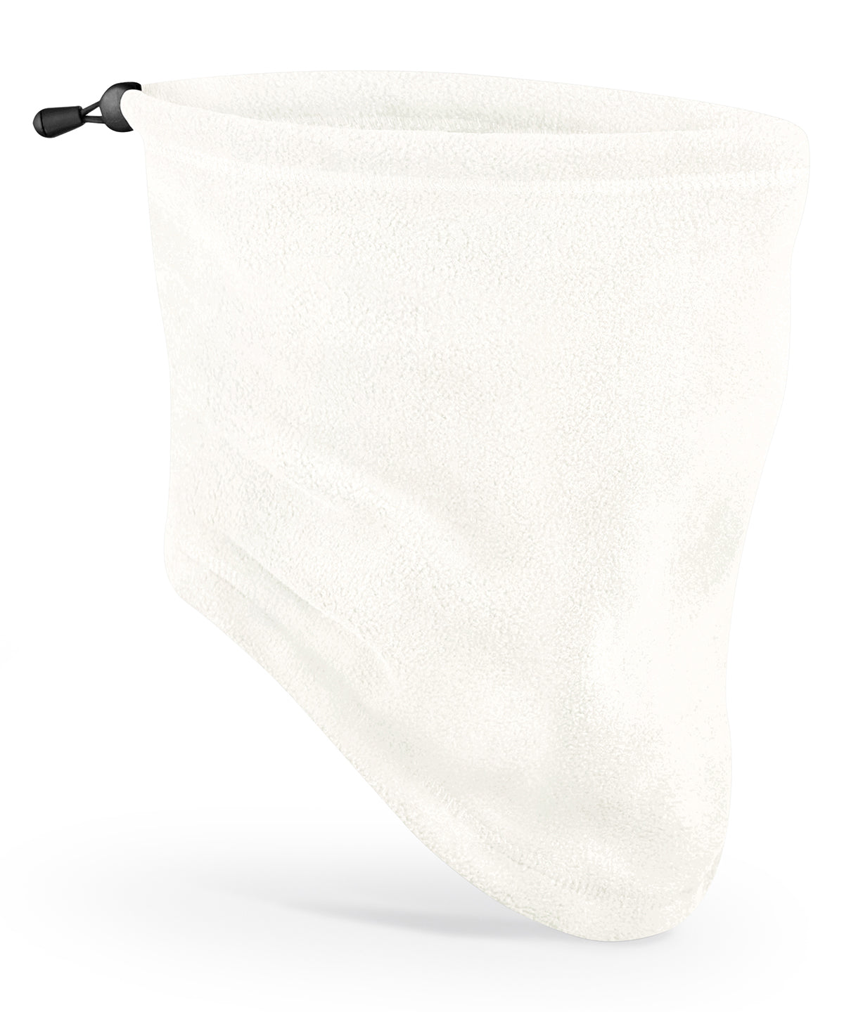 Beechfield Recycled fleece snood in Soft White, front view
