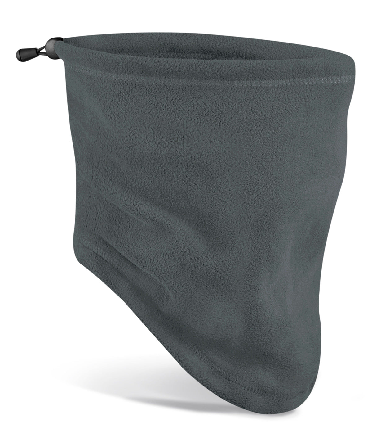 Beechfield Recycled fleece snood in Steel Grey, front view