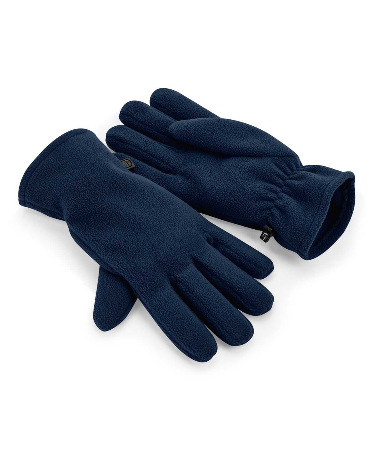 Beechfield Recycled fleece gloves in French Navy, front view