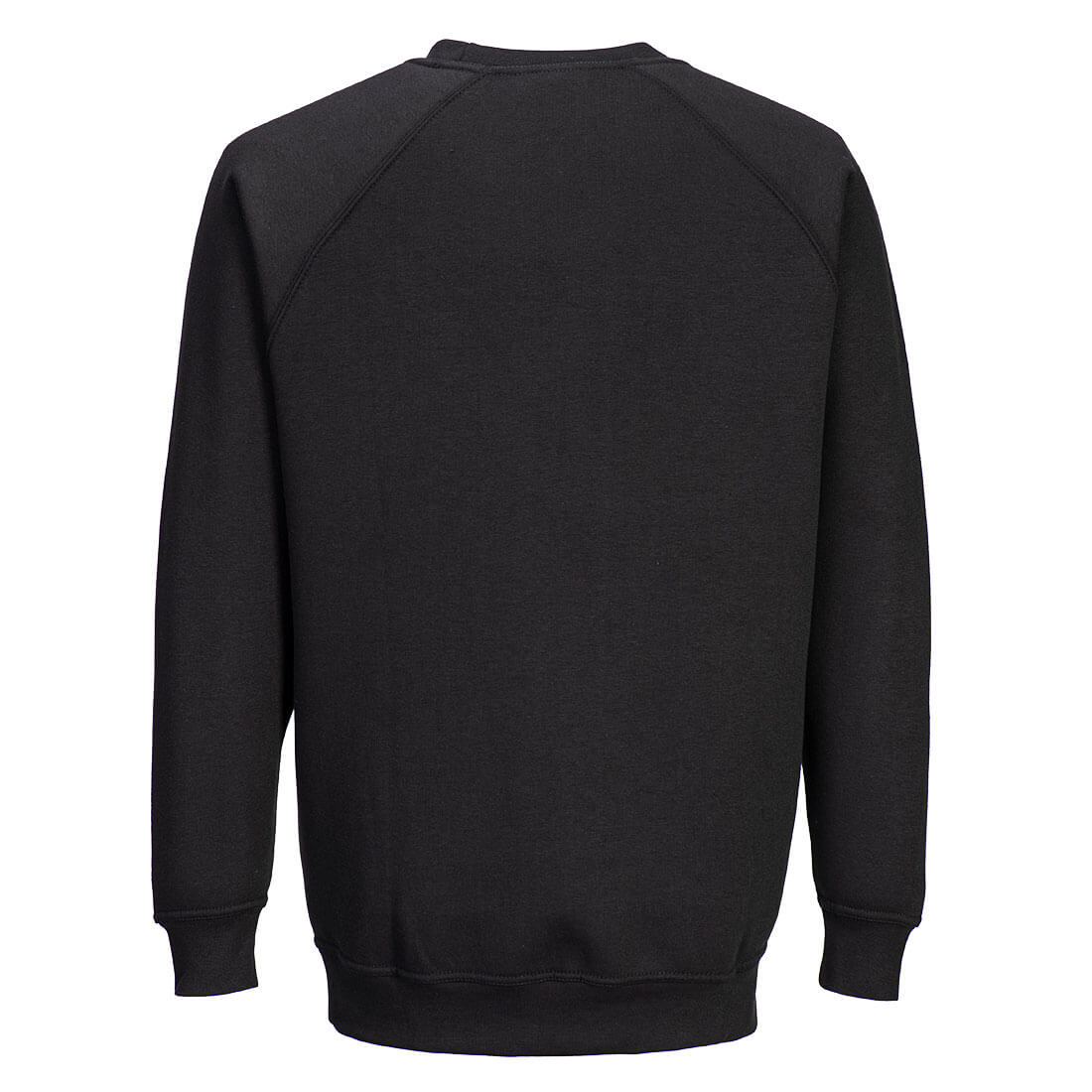 Portwest B300 Roma Sweatshirt in Black, back view