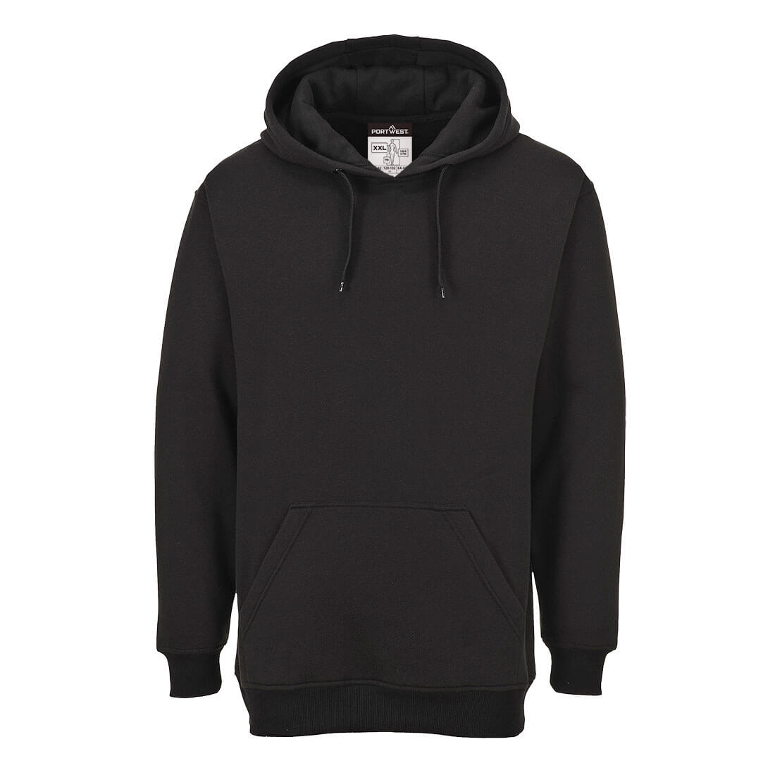 Portwest Roma Hoodie in Black, main product image