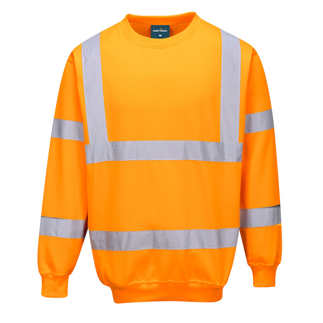 Portwest Hi-Vis Sweatshirt in Red, main product image