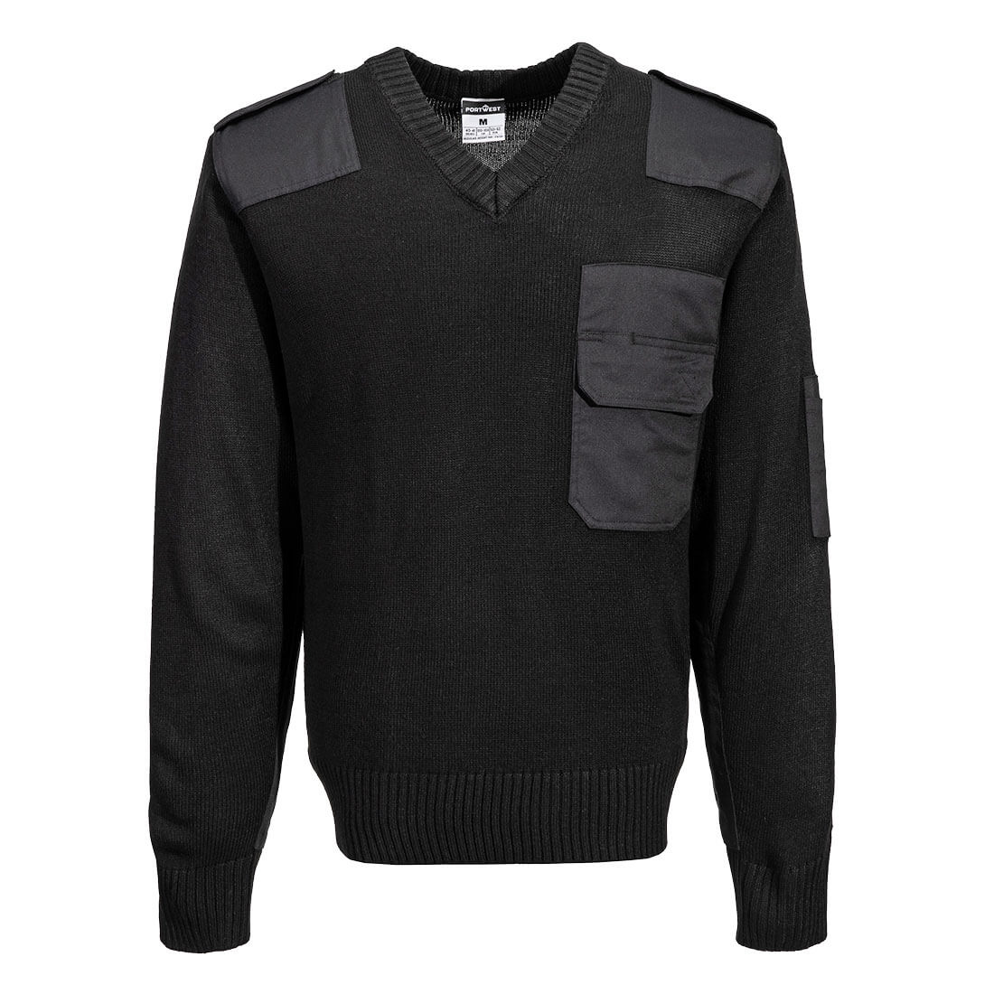 Portwest Nato Sweater in Black, main product image