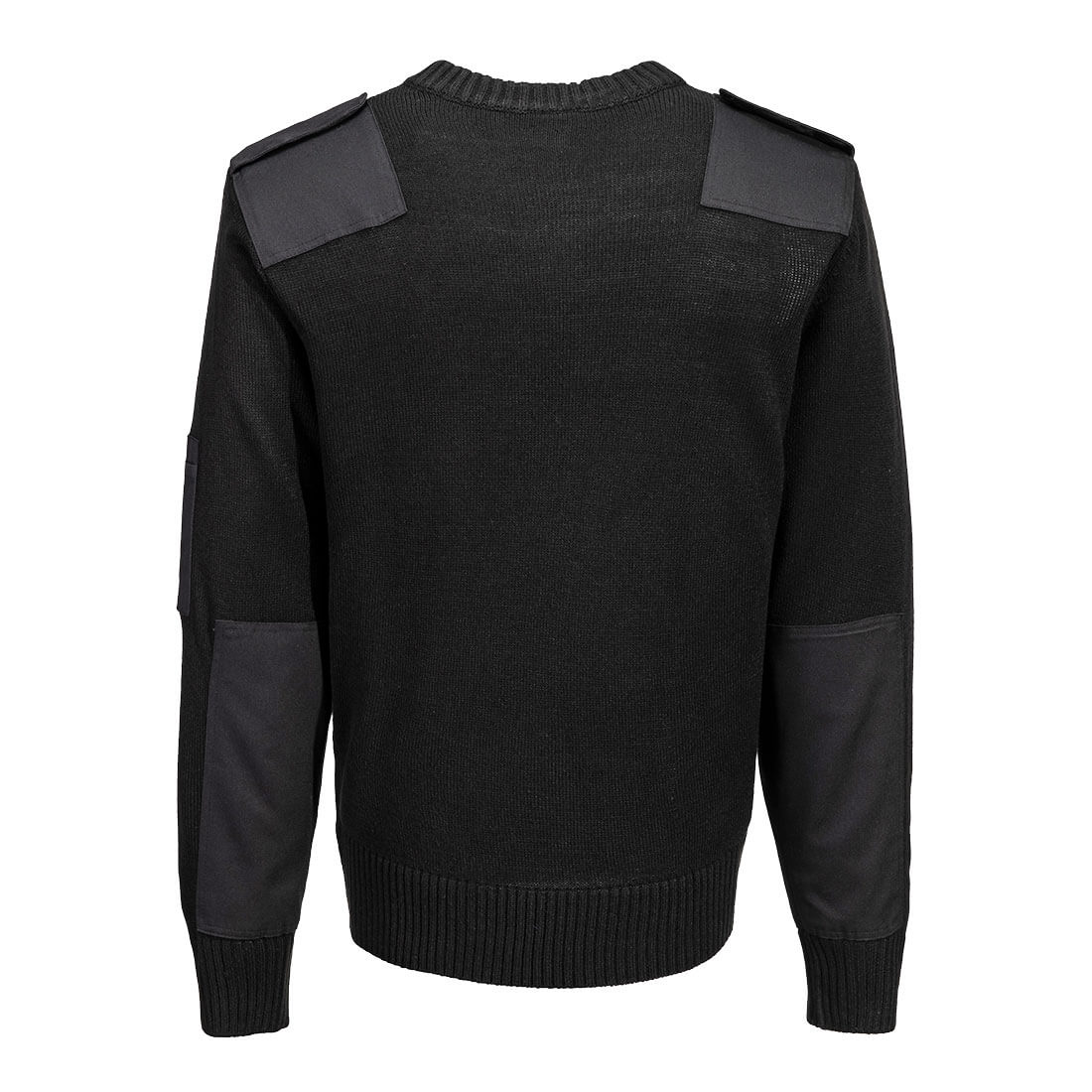 Portwest B310 Nato Sweater in Black, back view