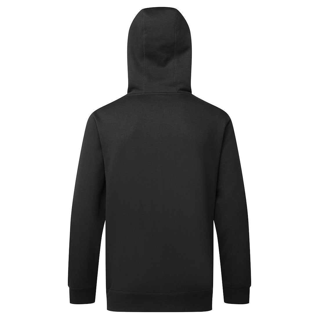 Portwest B312 Zipped Hoodie in Black, back view