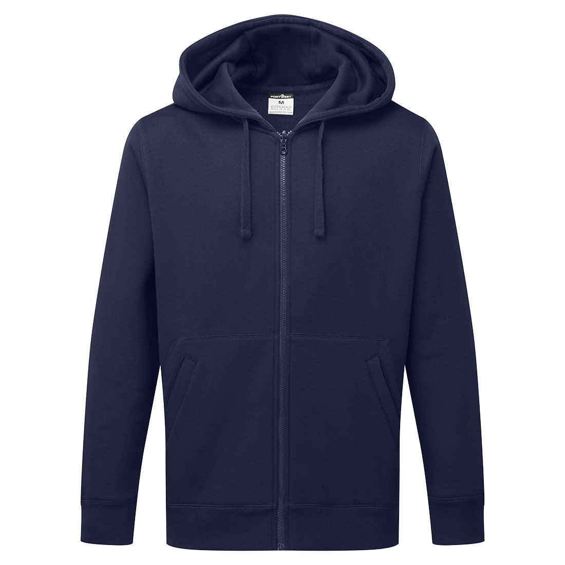 Portwest Zipped Hoodie in Navy (NA), image 2
