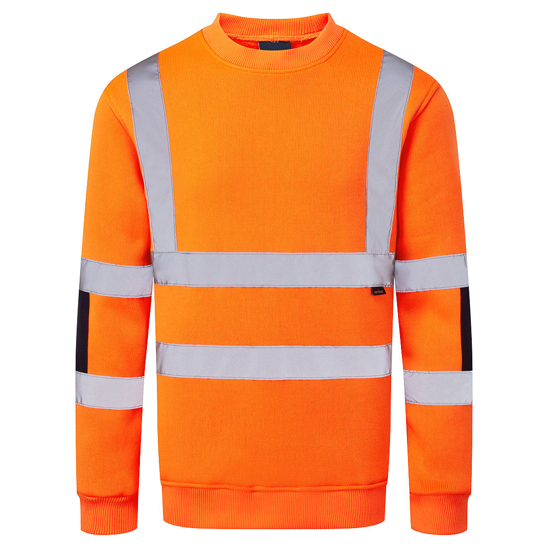 Portwest Hi-Vis Knit Sweatshirt in Orange, main product image