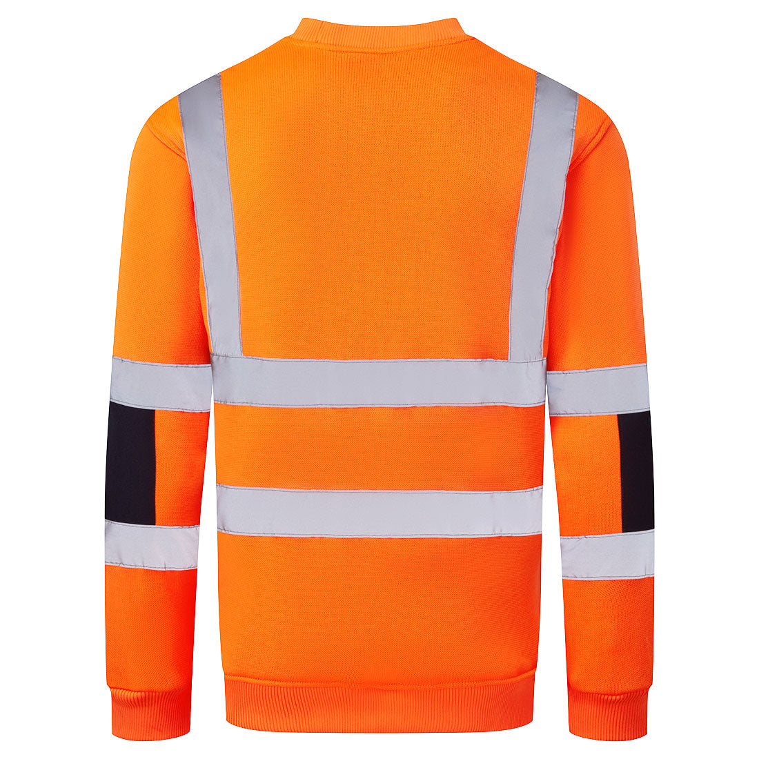 Portwest B313 Hi-Vis Knit Sweatshirt in Orange, back view