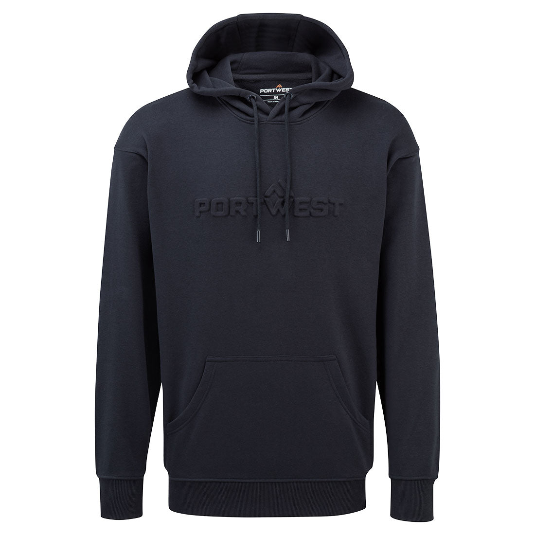 Portwest Embossed Hoodie in Navy, image 3