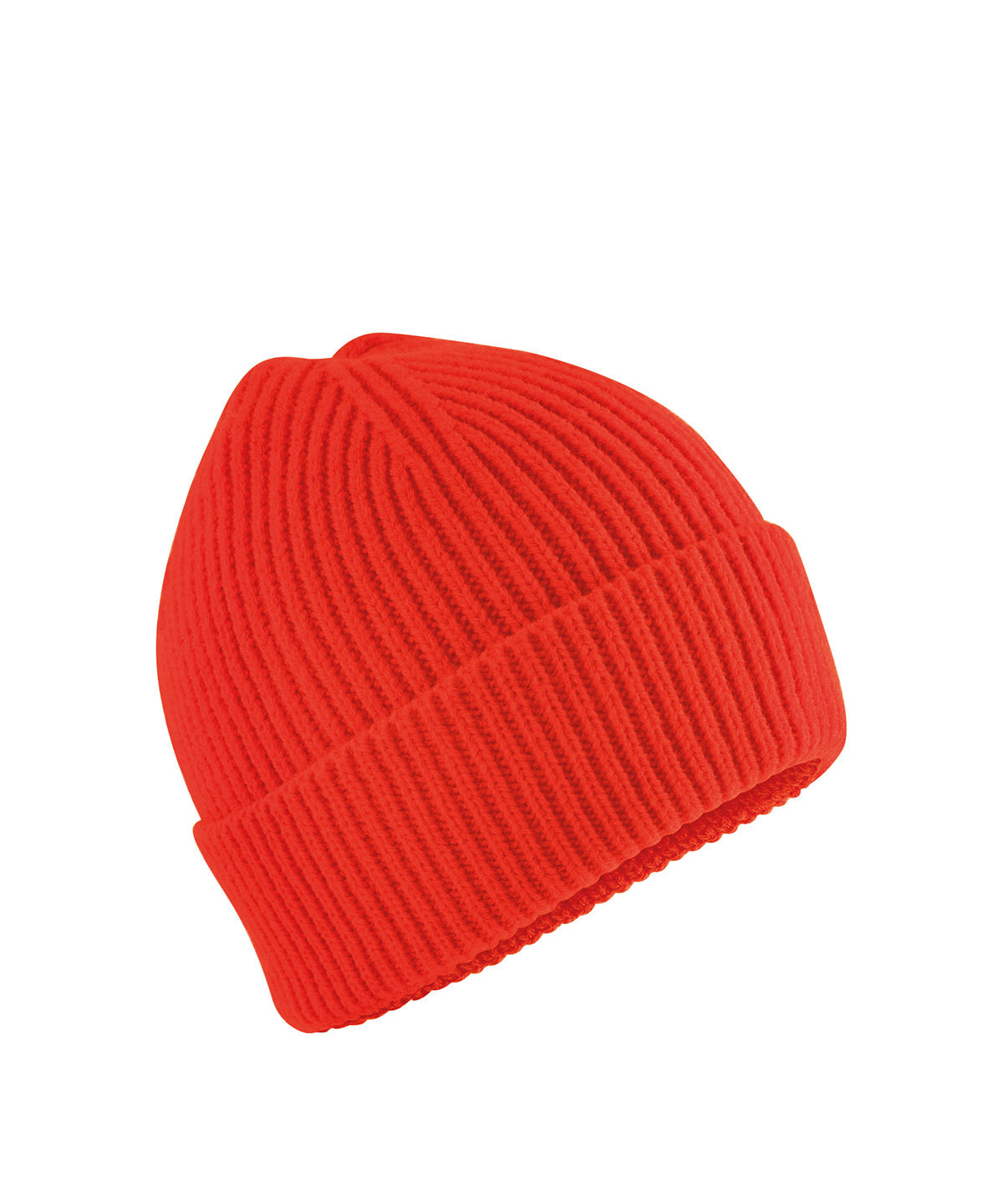 Beechfield Kids fashion beanie in Sunset, front view