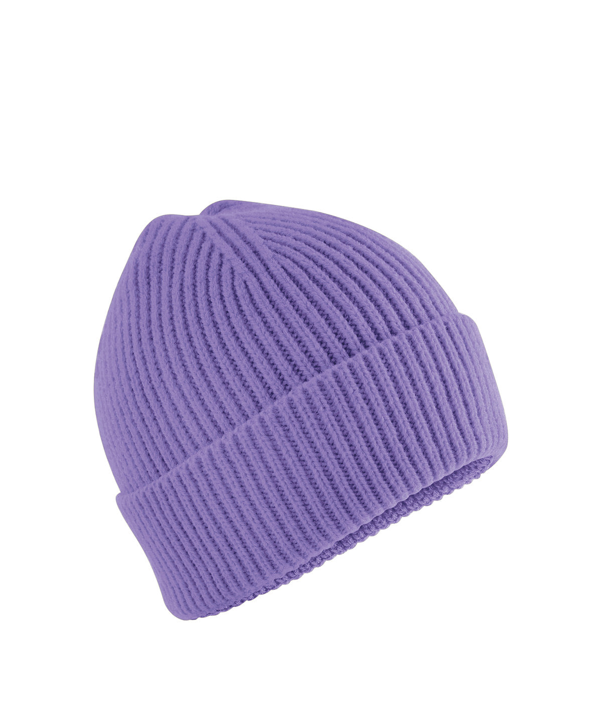 Beechfield Kids fashion beanie in Violet, front view