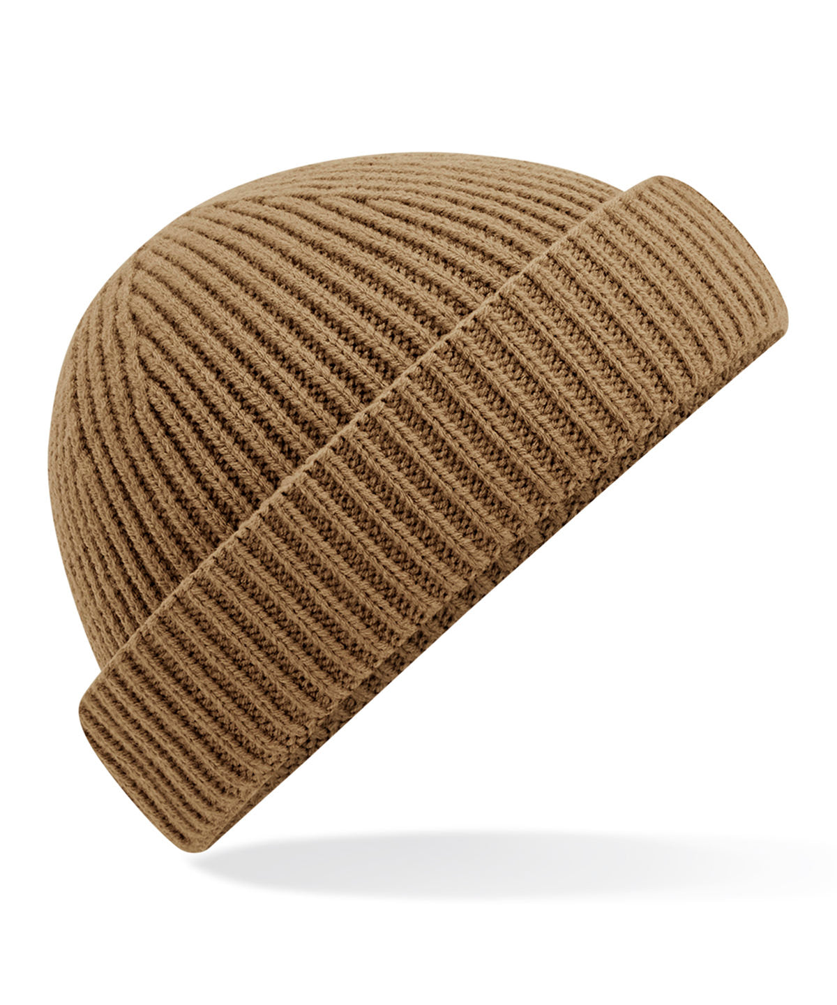 Beechfield Harbour beanie in Biscuit, front view