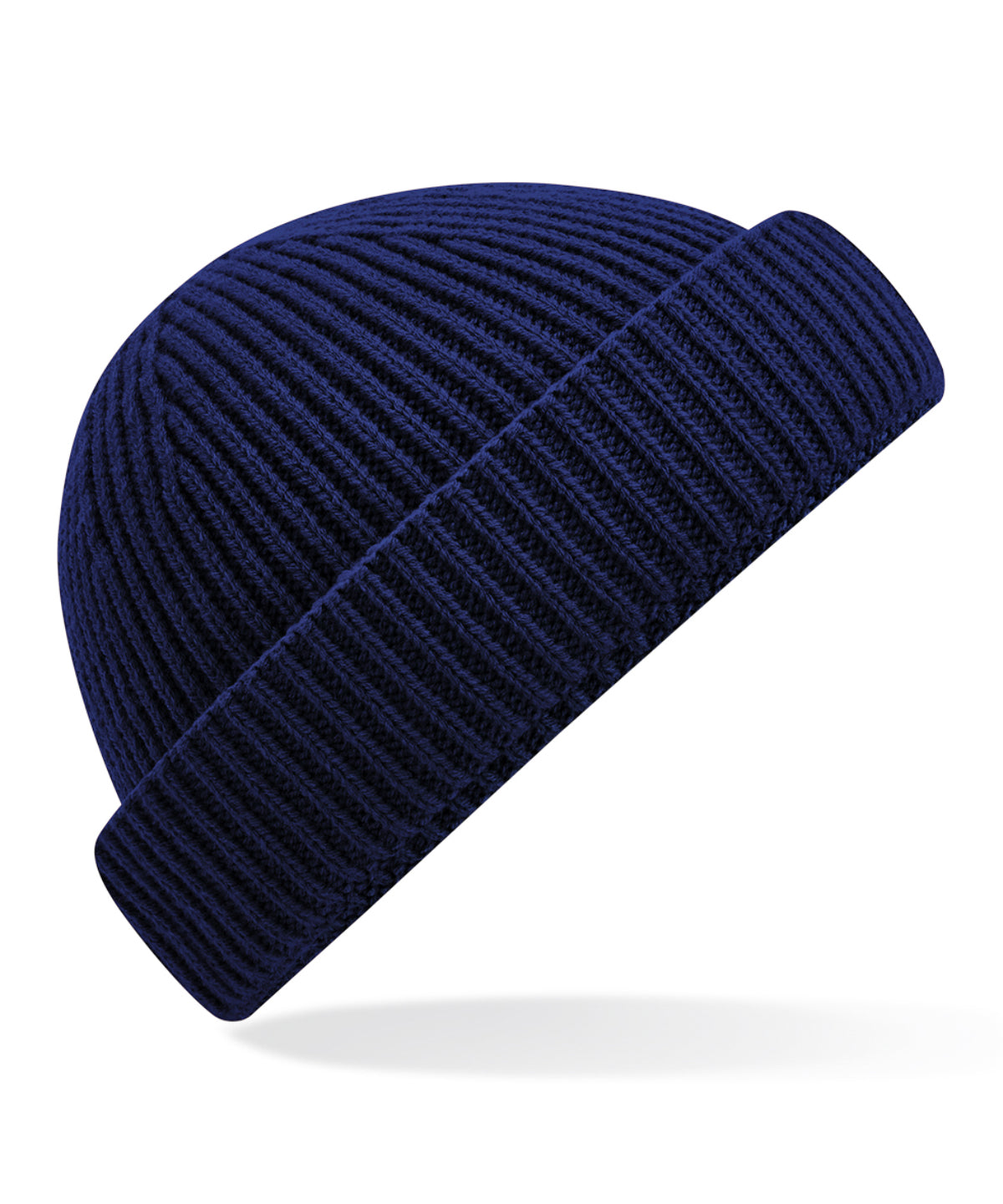 Beechfield Harbour beanie in Oxford Navy, front view