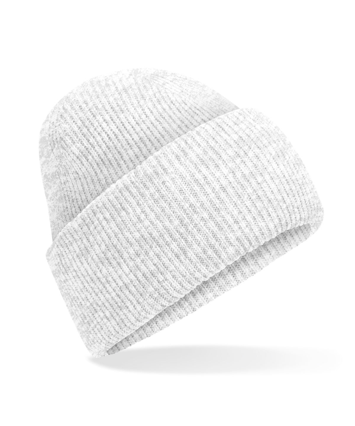 Beechfield Classic engineered deep-cuffed beanie in Cloud Grey, front view
