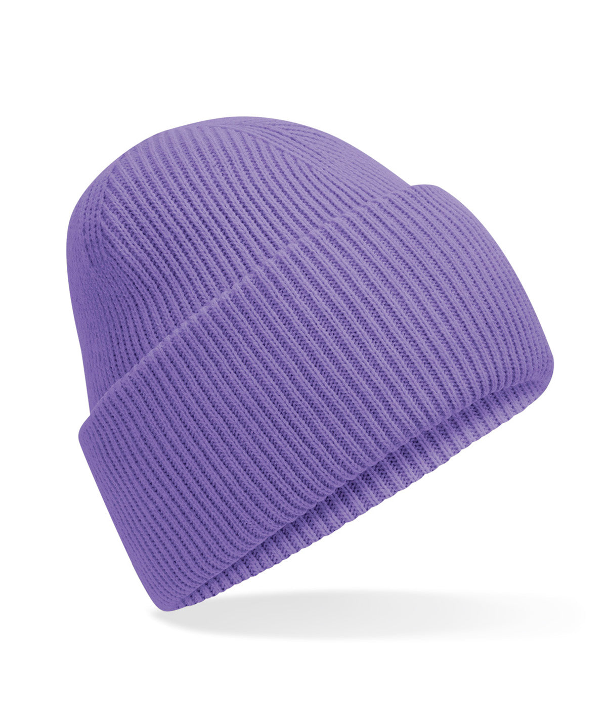 Beechfield Classic engineered deep-cuffed beanie in Violet, front view