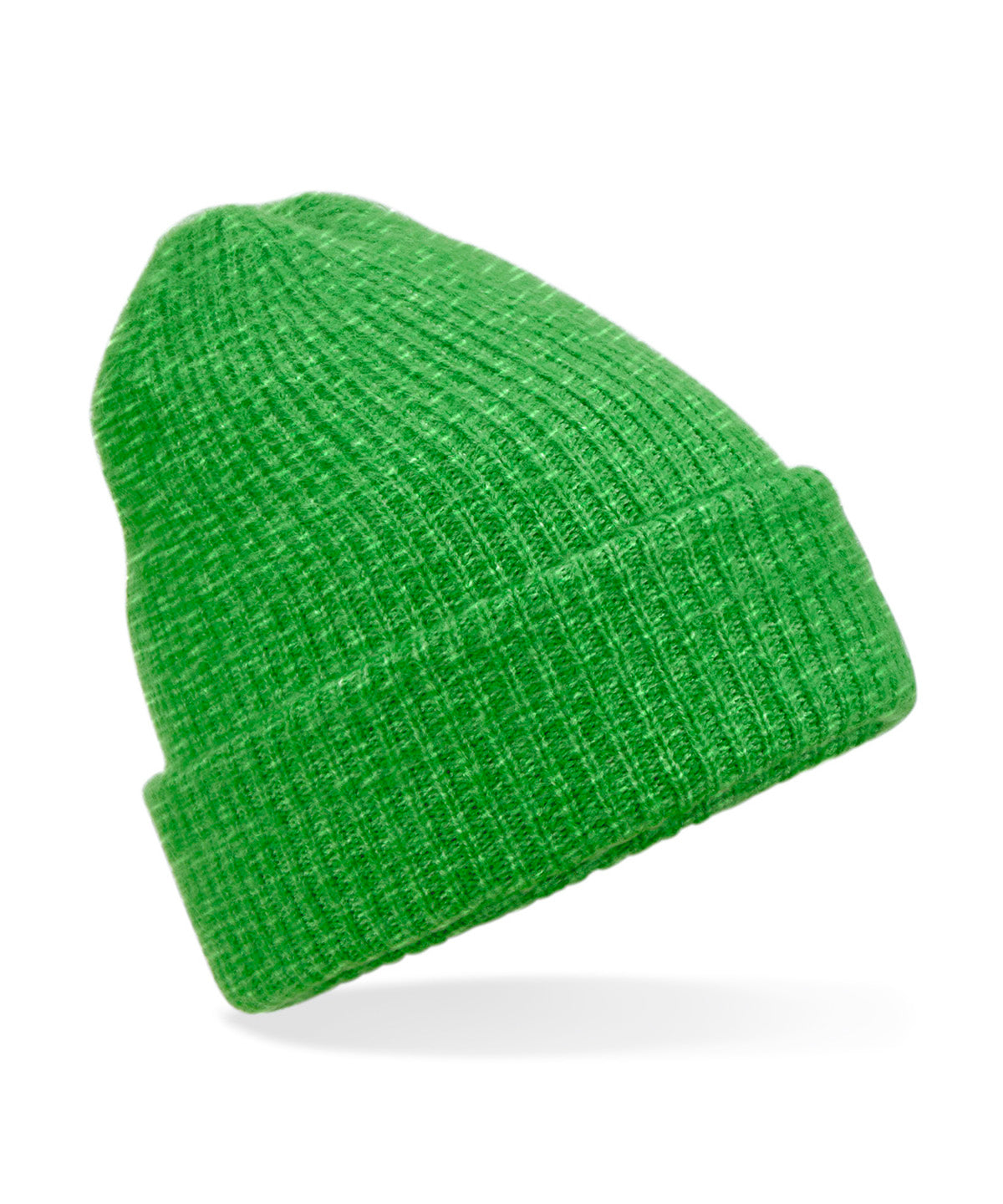 Beechfield Colour pop beanie in Bright Green, front view