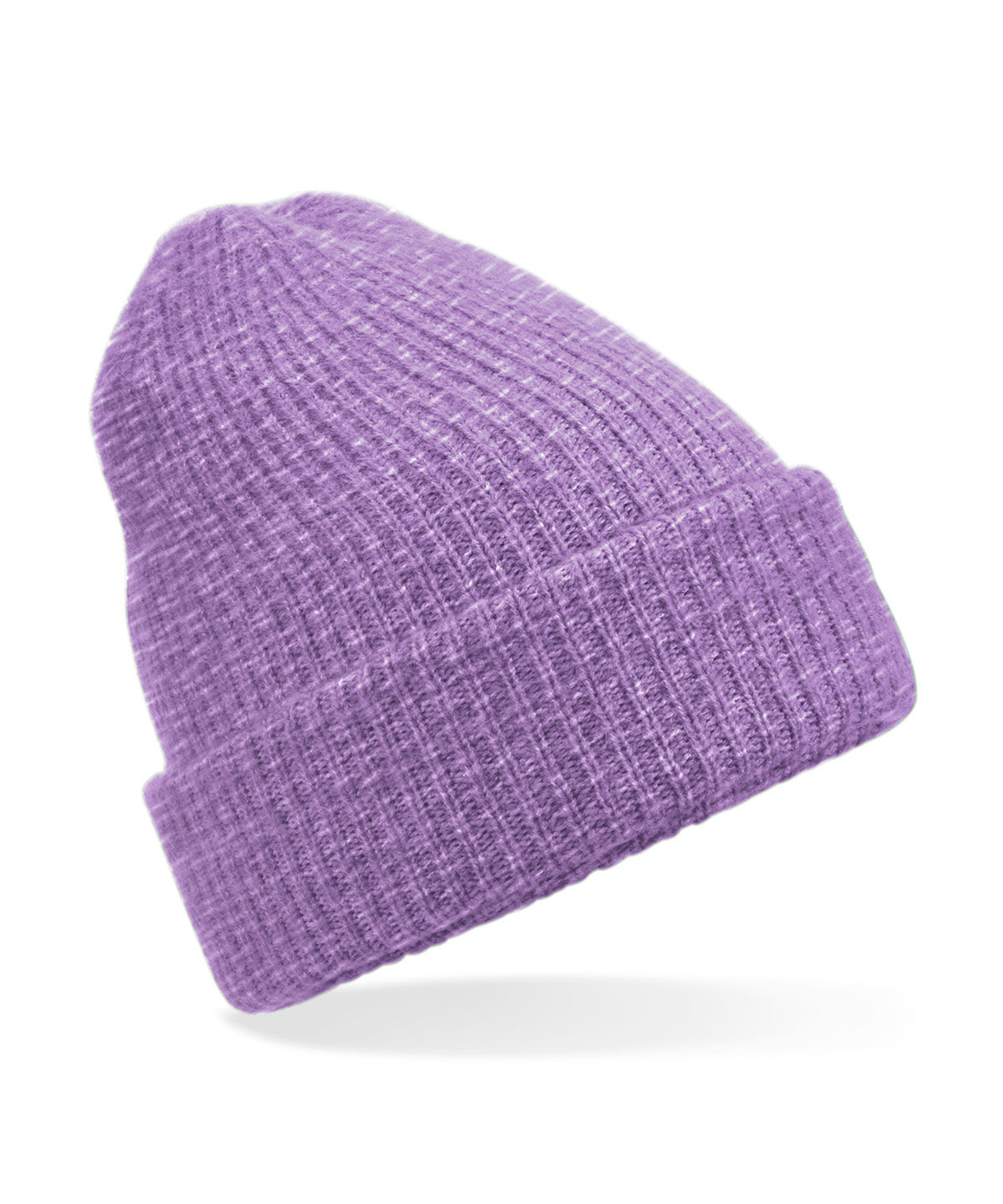 Beechfield Colour pop beanie in Bright Lavender, front view