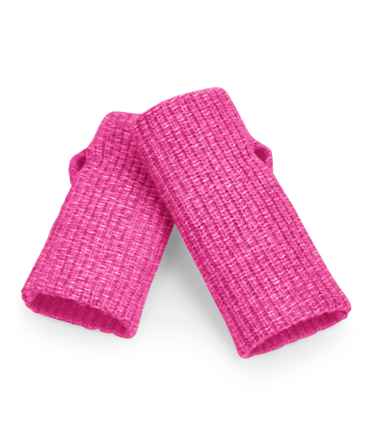Beechfield Colour pop handwarmers in Bright Pink, front view