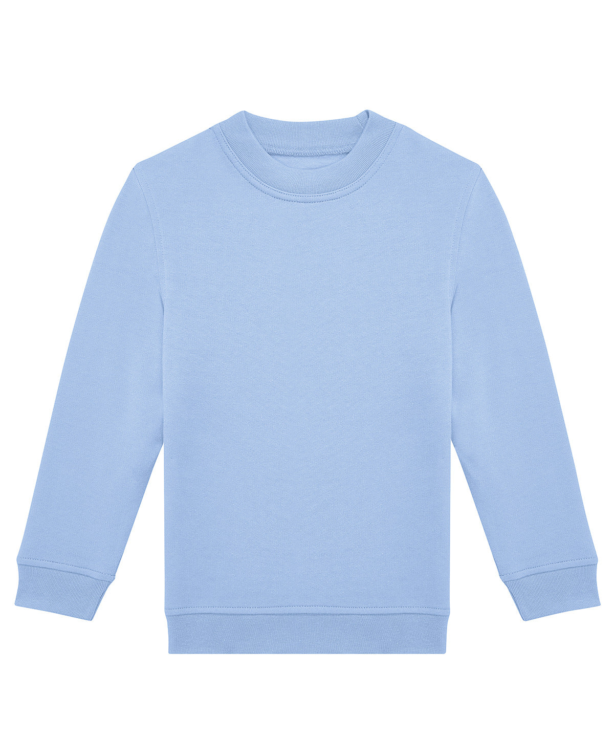 B&C Collection B&C ID.332 crew /kids in Lotus Blue, front view