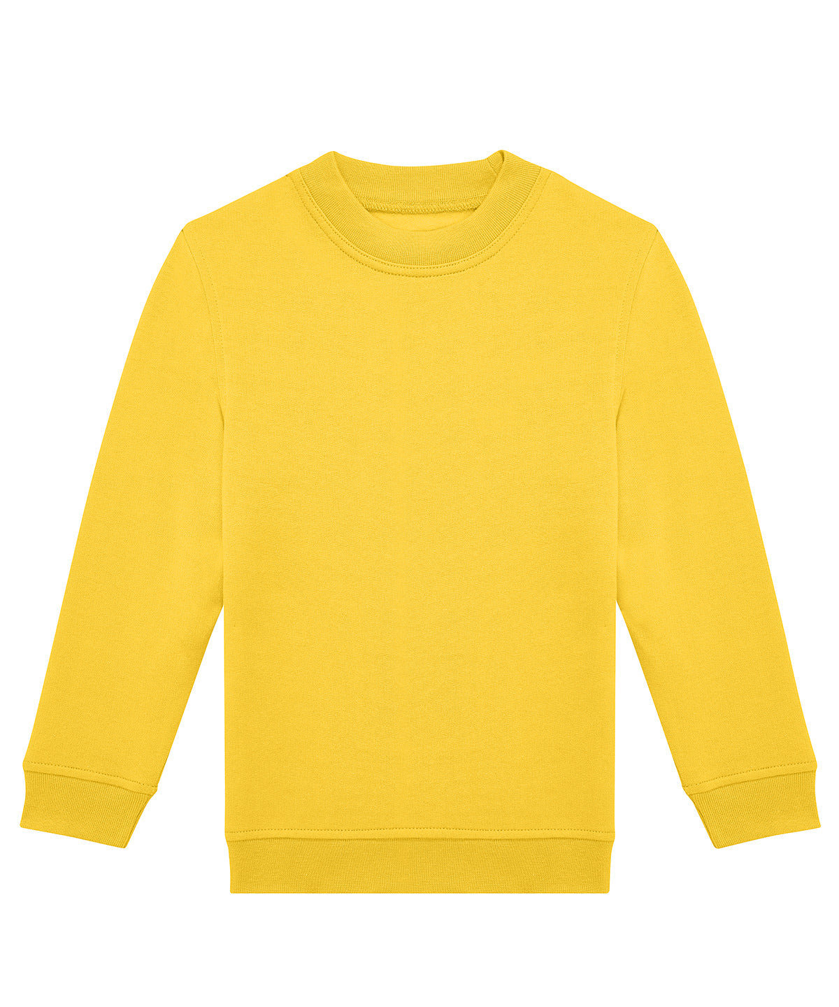 B&C Collection B&C ID.332 crew /kids in Pop Yellow, front view