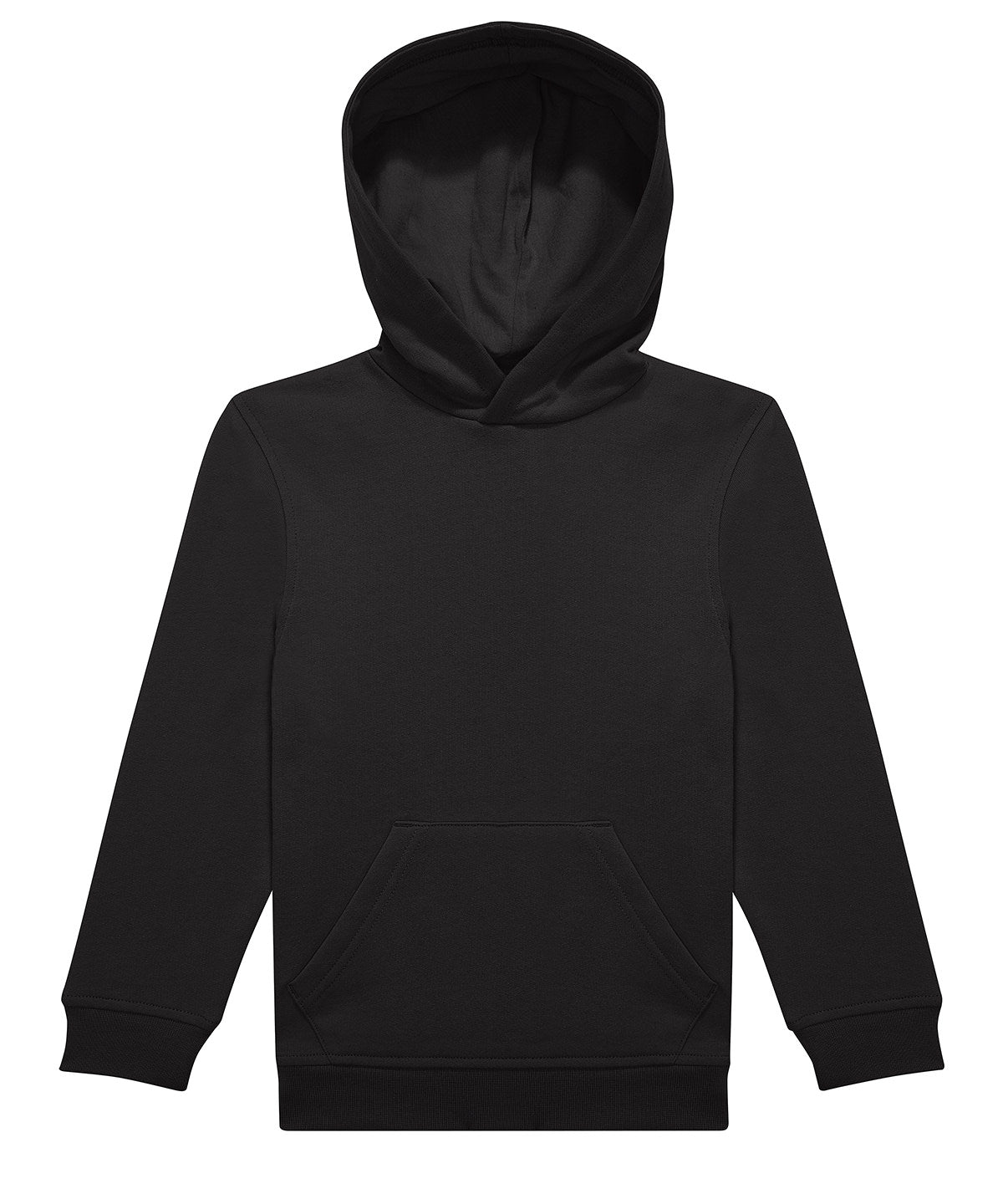 B&C Collection B&C ID.333 hoodie /kids in Black, front view