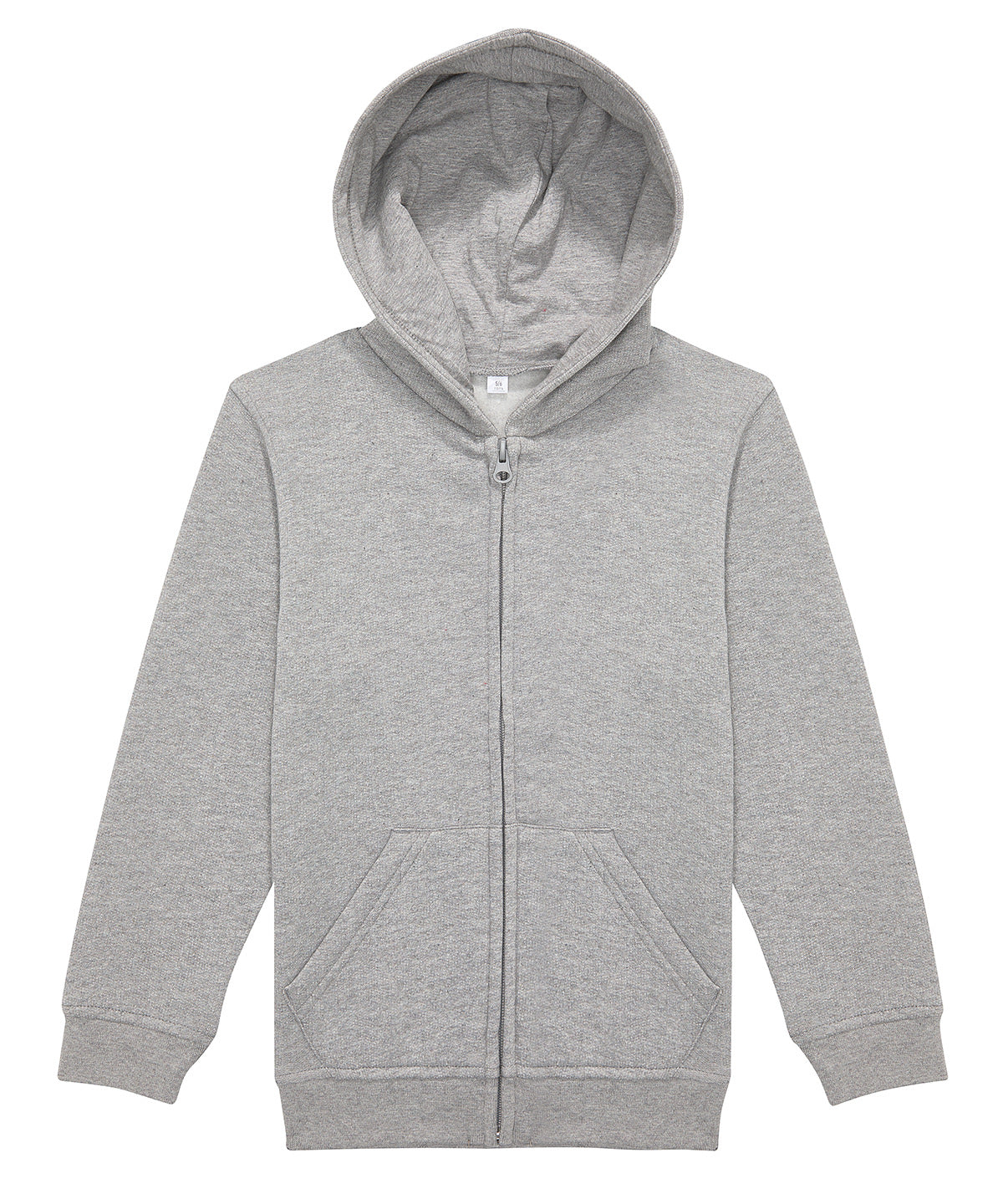 B&C Collection B&C ID.334 zip hoodie /kids in Sport Grey, front view