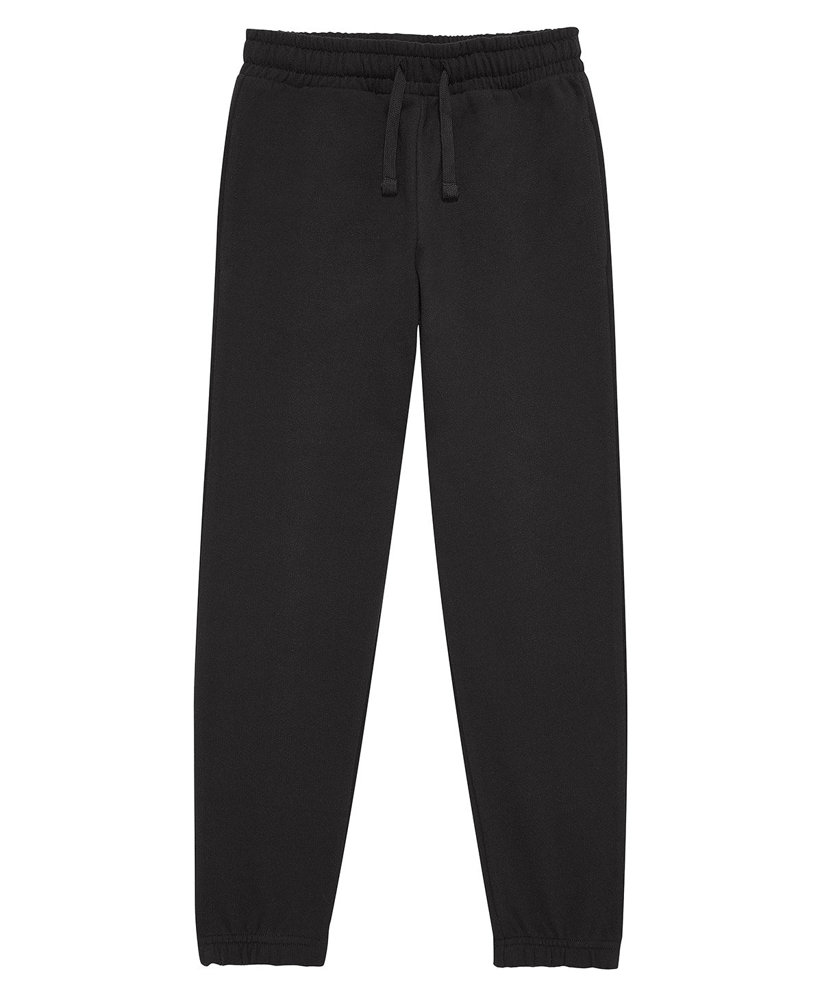 B&C Collection B&C ID.000 sweatpants /kids in Black, front view