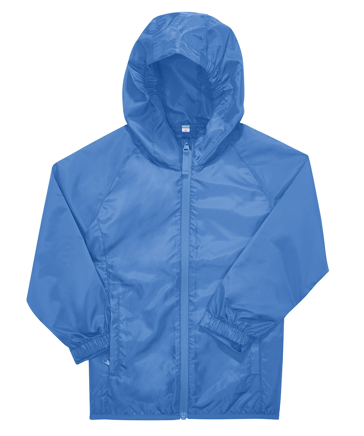 B&C Collection B&C #Reset windbreaker /kids in Lake Blue, front view