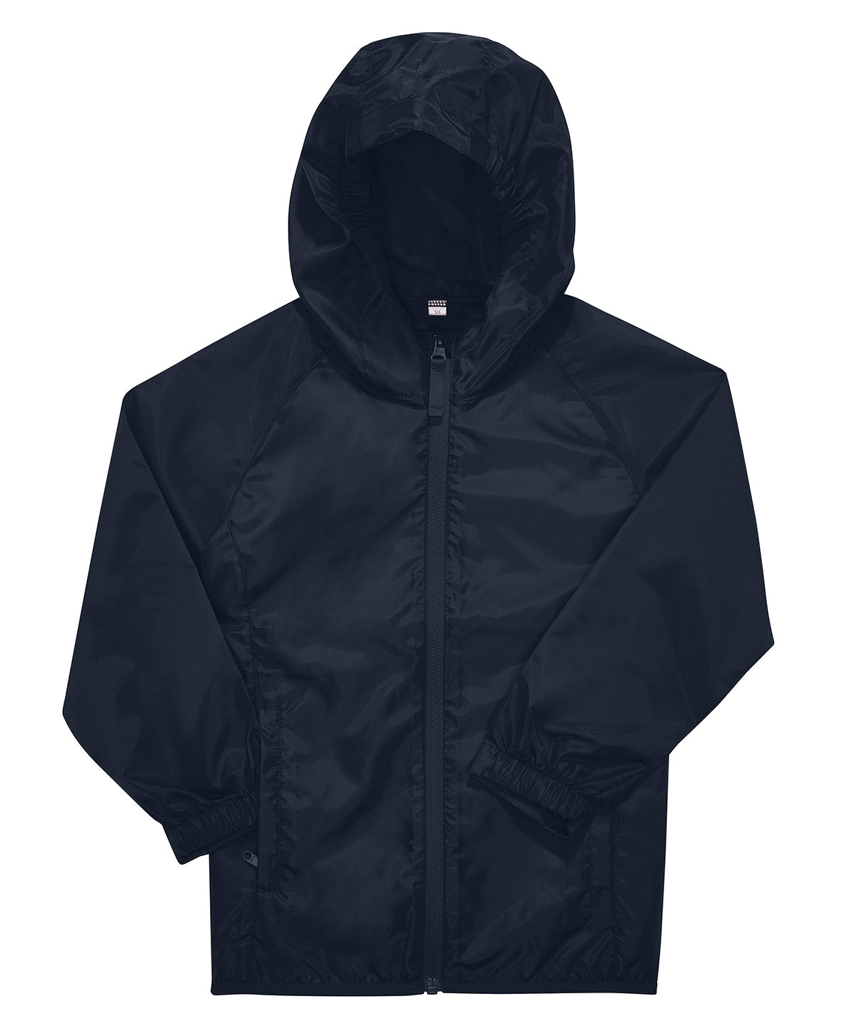 B&C Collection B&C #Reset windbreaker /kids in Navy, front view