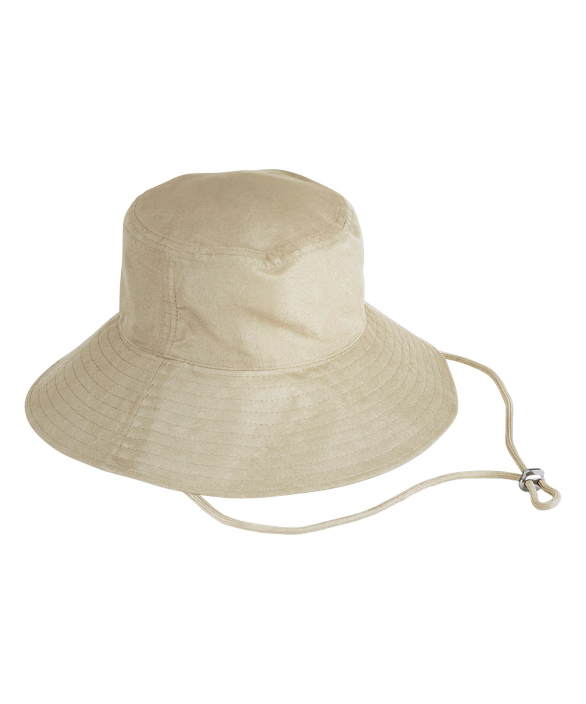 Beechfield Wide brim sun hat in Warm Sand, front view