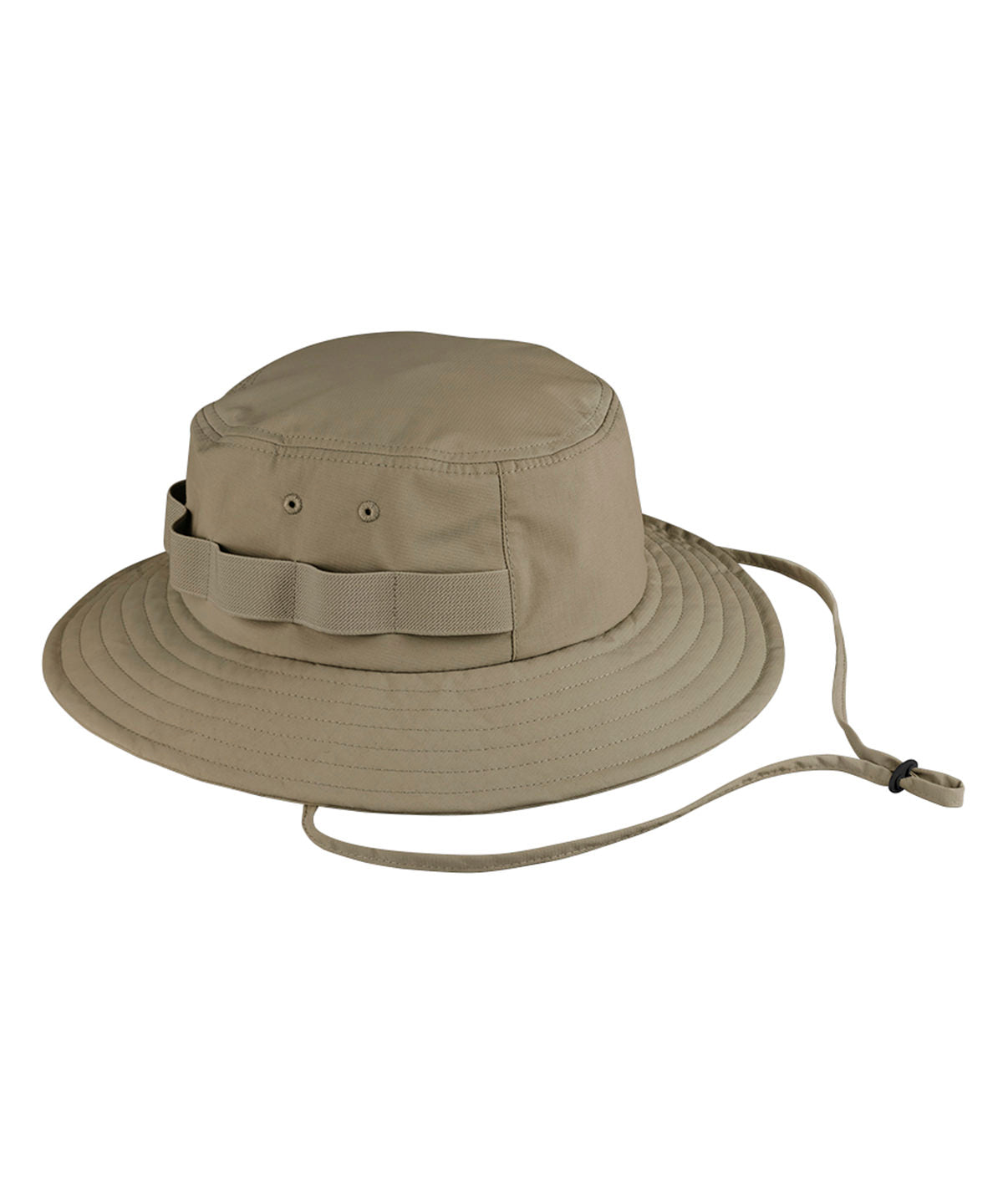 Beechfield Outdoor adventure sun hat in Pebble, front view