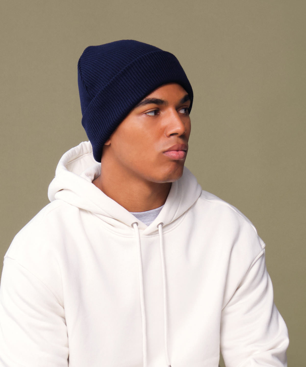 Beechfield Organic cotton original cuffed beanie, lifestyle photo