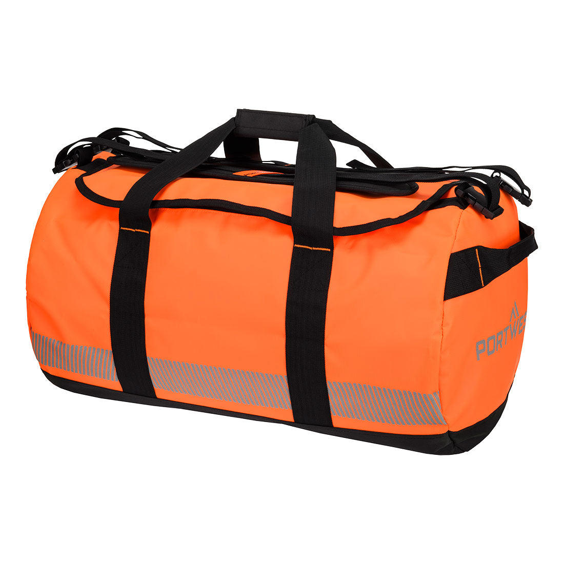 Portwest Hi-Vis Waterproof PVC Bag in Orange, main product image